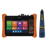 TPTURBO4KOTDR - Tester Multifunción OTDR / Alcance 150 km (492.1 ft) / Pantalla Táctil 5.4" / Soporte 4K/8K / PoE Integrado / Wi-Fi 2.4 GHz / HDMI/VGA