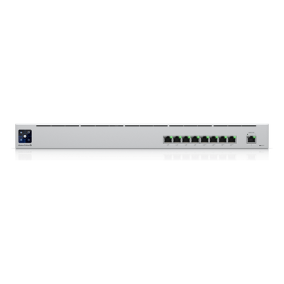 USW-MISSION-CRITICAL - Switch PoE Administrable / 8 Puertos PoE+ y PoE++ / 120 W Totales / Batería UPS 368 Wh / 2 Salidas AC 230 V / Rack 1U