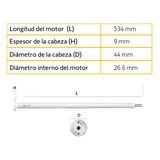 ALTUS28 - Somfy Kit de Motorización para Cortinas / Control Inteligente vía App / Autonomía 9 Meses