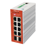 WI-PCMS310GF-I - Switch Industrial PoE L2+ / 8 Puertos 100/1000 Mbps af/at / 2 SFP / Presupuesto PoE 120 W / Cloud / ERPS