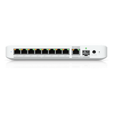 USW-FLEX-2.5G-8-POE - Switch PoE++ / 8 Puertos 2.5GbE / 1 Puerto 10GbE RJ45/SFP+ / 76W PoE / 30Gbps / 6.99 × 3.91 × 1.10 pulgadas
