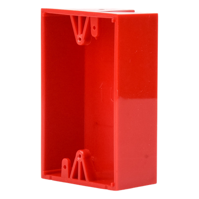 KIT-71100A-R - Caja trasera de montaje color rojo para estaciones de parada STOPPER