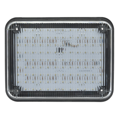 X-LTE-515-W - Luz de Advertencia LED / 104 LEDs / 9x7" / 12 VCC / 1 A / Fijo y Parpadeante / Montaje Permanente