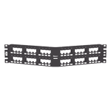 CPPA48FMWBLY - Panduit Panel de Parcheo Modular / Angulado Instalación al Ras / 48 Puertos CPPA48FMWBLY