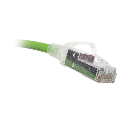 ZM6A-S07-07B - Patch Cord / Cat6A S/FTP / CM-LS0H / 2.13 m (7 ft) / Verde / Bulk