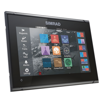 000-14444-001 - Plotter GPS GO9 XSE / Pantalla Táctil 9" / Compatible con Sonar y Radar / Conectividad Inalámbrica y NMEA 2000® / Integración con Piloto Automático y Sistemas de Sonido / Tecnología Active Imaging™ 3 en 1