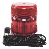 X-7970R-VM - Baliza LED de Advertencia / SAE Clase I / 12-24 VDC / 11 Patrones de Destello / Montaje Magnético / 7" de Altura
