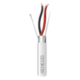 2204-1101 - Bobina de 305 Metros (1000 Pies) de Cable 4 x 22 AWG BLINDADO / RISER / Color Blanco / Para Aplicaciones de Audio, Seguridad y Control
