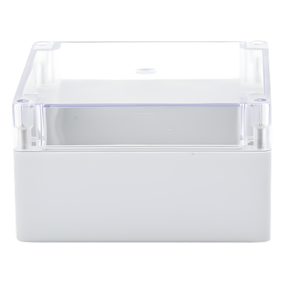 TXG-01-5 - Gabinete Plástico para Exterior / IP65 / IK07 / 160 x 160 x 90 mm / Tapa Transparente / ABS 3 mm / -20 a 60 °C