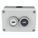 XBS-SW-22 - Botonera doble / IP40 / NO / 24VDC / 106 x 72 x 58 mm / 4.2 x 2.8 x 2.3 in