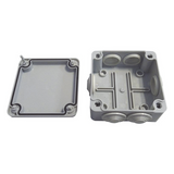 TH-CJE - Caja Estanca / IP55 / IK08 / 6 Entradas 3/4' / 100x100x50 mm (3.94x3.94x1.97') / ABS Gris