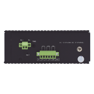 WIPMS312GFIV2 - Switch PoE Industrial Administrable / 8 Puertos Gigabit + 4 SFP / PoE Mixto 24V/48V / 802.3af/at/bt 60W / Protección 8kV / Riel DIN / -40°C a 80°C