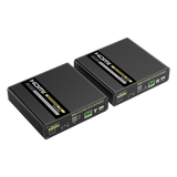 TT993 - Kit Extensor HDMI por FIBRA ÓPTICA 10G a 40 Km | Resolución 4K@60Hz | Monomodo (SMF) | IPCOLOR PIXEL | Cero Latencia | Sin Comprimir | S/PDIF / ARC / RS-232 | Salida Loop | Transceptores Ópticos (GBIC) Incluidos | IR bidireccional.