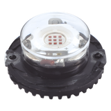 X120-B - Estrobo LED Oculto / 10W / 12 Patrones de Destello / 10-24 VCC / IP Policarbonato / -40°C a 65°C