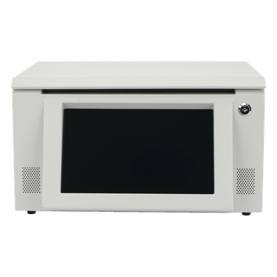 XMRA8-R3 - Estación de Descarga para Body Cam / 8 Puertos / Pantalla Táctil 10 Pulgadas / Ethernet 1000 Mbps / Almacenamiento 36 TB / Android Integrado