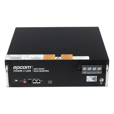 RLB10048PRO - Epcom Powerline Batería de Litio de 4.8 Kwh, 48 Vcc ,104 Ah, 3U de Montaje en Rack. RLB10048PRO