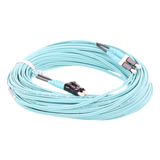 FZ2ERLNLNSNM020 - Jumper de Fibra Óptica / Multimodo OM4 50/125 / LC-LC Dúplex / OFNR Riser / 20 m (65.62 pies) / Color Aqua