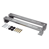 ZT-MPF-180 - Base para Unidad Externa Minisplit / Capacidad 1 a 3 Toneladas / Ajustable en Altura y Ángulo / Acero Galvanizado y Aluminio / Sistema Antivibraciones