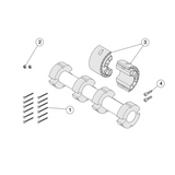 001-G06803 - Junta telescópica e inserto suplementario para enganche de mástil. Accesorio para GARD8