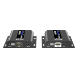 TT-483 - Extensor HDMI sobre IP / 4K@60Hz / 120 m (393.7 ft) / HDMI 2.0 / HDCP 2.2 / 18 Gbps / Matriz 256x256 / IR Bidireccional