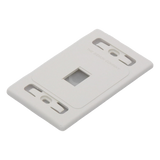 MX-FP-S-01-02 - Siemon Placa de Pared Modular / 1 Salida / Compatibilidad Z-MAX y TERA Blindados MX-FP-S-01-02
