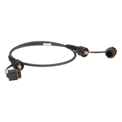 ISTP6X1MBL - Panduit ISTP6X1MBL cable de red Negro 1 m Cat6a SF/UTP (S-FTP)