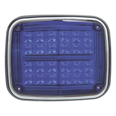 XT1895B - Luz de Advertencia LED / 24 LEDs / 11 Patrones Programables / IP67 / 12-30 VCC / 24 W / Policarbonato