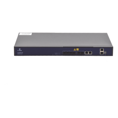V1600G-0B - OLT / 4 Puertos GPON / 2 GE + 2 SFP+ Uplink / 512 ONUs / Rack 1U / 17.4 x 12.6 x 1.7 in