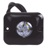 X1212RW - Kit de Luces LED Ocultas / 2 Lámparas 12 LED / Rojo-Claro / 10-24 VCC / 12 Patrones / 3.2 x 1.8 cm