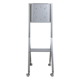 U1SS - Soporte Móvil para Pantalla / Carga 100 kg (220 lbs) / 55" a 98" / VESA 400 x 400 mm / Superficie Antibacteriana / Base con Ruedas