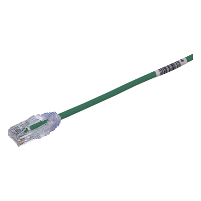 UTP28SP30GR - Cable de Parcheo UTP / Cat6 / 28AWG Diámetro Reducido / 9.14 m (30 ft) / LSZH / Verde