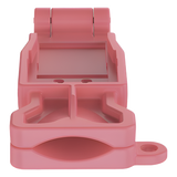 TGSJT - Herramienta de Terminación de Jacks / Ángulo 45° / Nylon Reforzado con Fibra de Vidrio / 2.86 x 0.63 pulgadas / Capacidad 45 Cápsulas / Color Rojo Rubí
