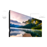 VM55BU-3X3 - Kit Video Wall LCD 3x3 / 55" Full HD / 500 nits / 24/7 / Bisel 2.3mm / 164" diagonal / Montaje Peerless