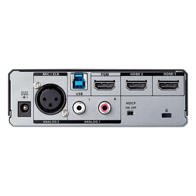 UC3022 - Capturadora de Video UVC / Dual HDMI a USB-C / 4K@60 fps / HDR10 / Mezclador 2 Canales / Plug and Play