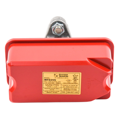 WFD-25N - Detector de Flujo de Agua / Instalación en Tubo de 2.5 Pulgadas / NEMA 4 / Contactos SPDT / 450 PSI / 32°F a 150°F (0°C a 66°C)