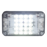 XLTE2345W - Luz de Advertencia LED / 7x4" / 66 LED / 12 VCC / 1 A / 10 Patrones de Destello / Luz de Trabajo Integrada