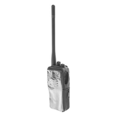 IFSMTK-2000V2 - Funda de piel reforzada, cubierta frontal de plástico transparente para TK-2000KV2 y TK-3000KV2