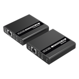 TT223 - Kit Extensor HDMI para distancias de 70 metros / Soporta resoluciones 720 y 1080P @ 60 Hz / Cat 6, 6a y 7 / Cero Latencia / Uso 24/7 / HDR10 / Salida Loop /  Configuración EDID / Soporta control remoto del equipo fuente / Salida de audio de 3.5mm