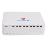 V2801S-B - ONU Bridge / Dual GPON/EPON / 1x SC/UPC + 1x LAN Gigabit / 82x82x25 mm / 0.27x0.27x0.08 ft / Bridge o Router / -10 a 55°C