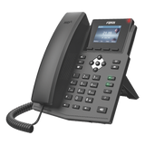 X3SP-V2 - Teléfono IP / 4 Líneas SIP / Pantalla LCD Color 2.4 pulgadas / Audio HD G.722 y Opus / Conferencia 3 Vías / PoE 802.3af / OpenVPN / Soporte EHS