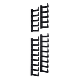 XG-FMS45B - Kit Dedos Gestión de Cables / Gabinetes 42-51 RU / Dedos 100 mm / Anchura Ajustable 600-800 mm / Puertas Traseras 80% Perforación / Conexión Eléctrica Sin Cables