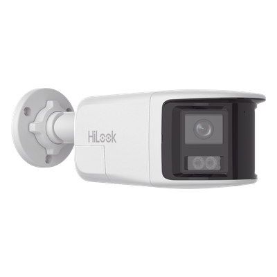 IPC-B480HAD-LUF/SL - [Dual Light] Bala IP 8 Megapixel / Imagen Panorámica 180°/ PoE / Micrófono y Bocina Integrado / Exterior IP67 / Audio Bidireccional / Alarma Visual y