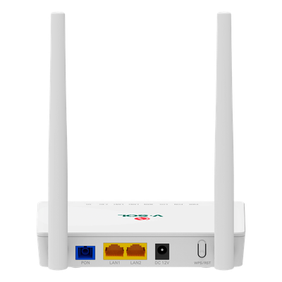 V2802AC-H - ONU Dual EPON/GPON / Wi-Fi AC Doble Banda / 2.4 y 5 GHz / 2x LAN Gigabit / EasyMesh / 12W