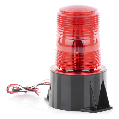 X62R - Mini Burbuja de LED / 12-80 VCC / IP66/67 / 3 LEDs / 8 Flashes 70 FPM / 3.9' x 4.9'