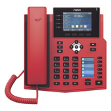 X5U-R - Teléfono IP Empresarial con Estándares Europeos, 16 lineas SIP con pantalla LCD de 3.5" a color, 6 teclas DSS/BLF, puertos Gigabit, IPv6, Opus y conferencia de 3 vías, PoE/DC (incluye fuente).