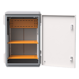 WI-IOTBOX03-V3 - Gabinete de Protección IP55 / Acero SPCC / 380 x 660 x 240 mm / Rieles DIN / Montaje Vertical u Horizontal / 4 Placas Laterales Externas