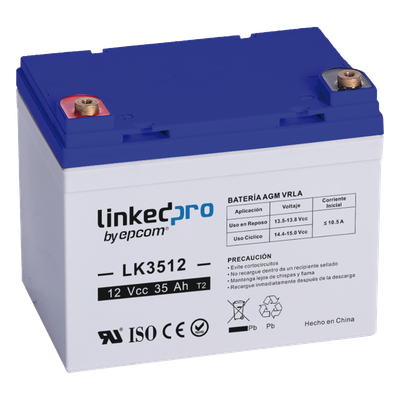 LK3512 - Linkedpro By Epcom Batería de Respaldo AGM / 12 V / 35 Ah LK3512