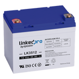 LK3512 - Linkedpro By Epcom Batería de Respaldo AGM / 12 V / 35 Ah LK3512