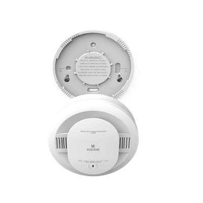 30CUDR - Detector de Humo y Monoxido (CO) Compacto Fotoeléctrico Autónomo | Batería AA Reemplazable | Modelo 21031502 | Paquete de 6
