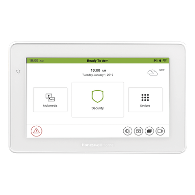 TUXEDOW - Pantalla Táctil Controladora / 7 Pulgadas WSVGA / Z-Wave Plus / Wi-Fi / 8 Cámaras IP / Compatible VISTA